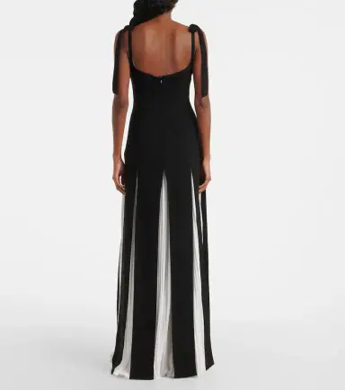 Marmar Halim Pleated silk gown | Thumbnail 4 Marmar Halim Pleated silk gown | Thumbnail 4