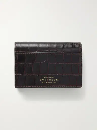 Smythson Mara Croc-effect Leather Wallet | Thumbnail 2 Smythson Mara Croc-effect Leather Wallet | Thumbnail 2