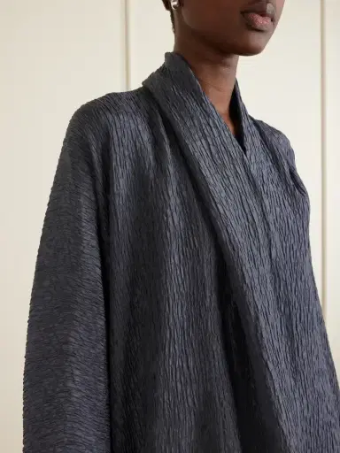 Cortana Anhelo Crinkled Silk-charmeuse Jacket | Thumbnail 5 Cortana Anhelo Crinkled Silk-charmeuse Jacket | Thumbnail 5