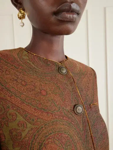 Etro Paisley-jacquard Crepe Blazer | Thumbnail 5 Etro Paisley-jacquard Crepe Blazer | Thumbnail 5