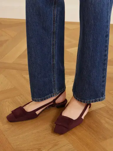 Roger Vivier 25 Suede Slingback Ballet Flats | Thumbnail 2 Roger Vivier 25 Suede Slingback Ballet Flats | Thumbnail 2