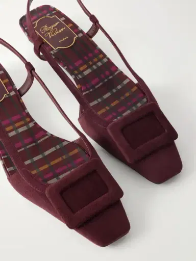 Roger Vivier 25 Suede Slingback Ballet Flats | Thumbnail 5 Roger Vivier 25 Suede Slingback Ballet Flats | Thumbnail 5