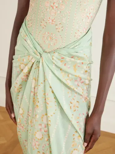 Agua by Agua Bendita Lavanda Playa Printed Cotton And Silk-blend Voile Coverup | Thumbnail 5 Agua by Agua Bendita Lavanda Playa Printed Cotton And Silk-blend Voile Coverup | Thumbnail 5