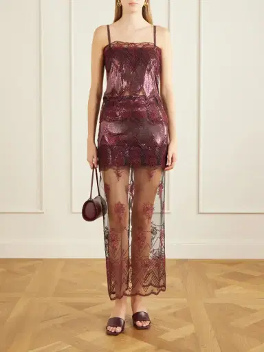 Rabanne Lace-trimmed Chainmail Camisole | Thumbnail 2 Rabanne Lace-trimmed Chainmail Camisole | Thumbnail 2