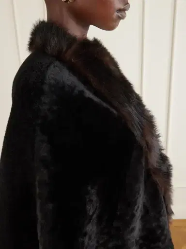 Nour Hammour Shearling Shawl | Thumbnail 5 Nour Hammour Shearling Shawl | Thumbnail 5