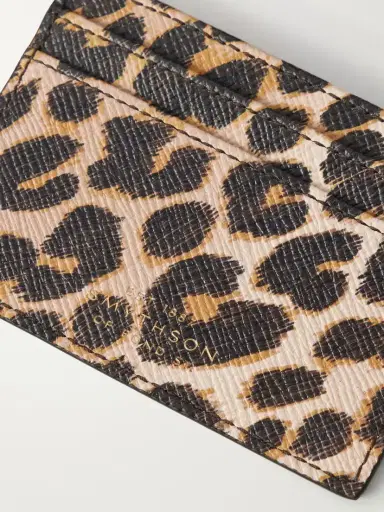 Smythson Panama Leopard-printed Leather Cardholder | Thumbnail 2 Smythson Panama Leopard-printed Leather Cardholder | Thumbnail 2