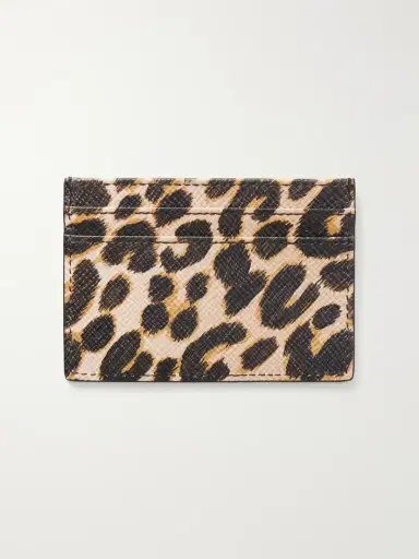 Smythson Panama Leopard-printed Leather Cardholder | Thumbnail 3 Smythson Panama Leopard-printed Leather Cardholder | Thumbnail 3