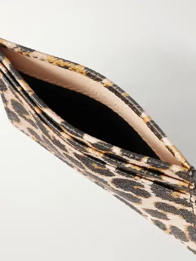 Smythson Panama Leopard-printed Leather Cardholder | Thumbnail 4 Smythson Panama Leopard-printed Leather Cardholder | Thumbnail 4