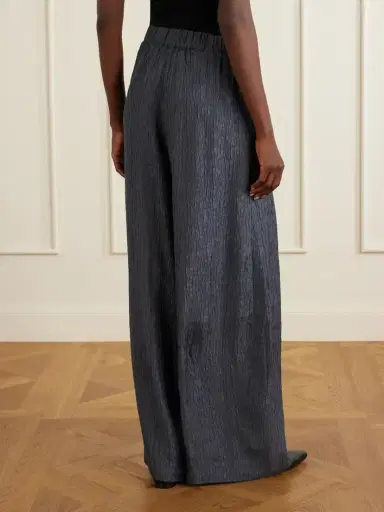 Cortana Anhelo Crinkled Silk-charmeuse Wide-leg Pants | Thumbnail 4 Cortana Anhelo Crinkled Silk-charmeuse Wide-leg Pants | Thumbnail 4