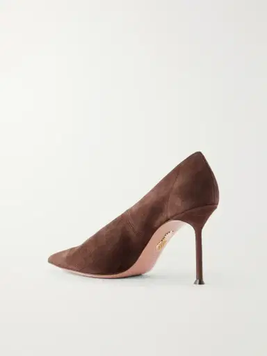 Aquazzura Voltaire 85 Suede Pumps | Thumbnail 3 Aquazzura Voltaire 85 Suede Pumps | Thumbnail 3