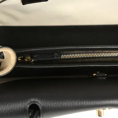 Chanel Chanel Small "Urban Essential" East West Shopping Tote Black Grained Calfskin and Beige Suede Gold Hardware | Thumbnail 8 Chanel Chanel Small "Urban Essential" East West Shopping Tote Black Grained Calfskin and Beige Suede Gold Hardware | Thumbnail 8