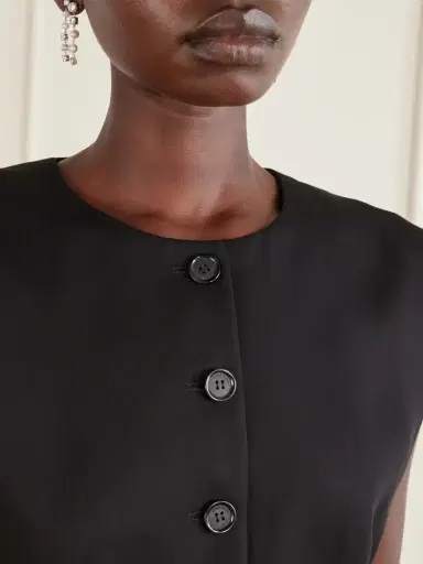 Magda Butrym Silk And Cashmere-blend Crepe Vest | Thumbnail 5 Magda Butrym Silk And Cashmere-blend Crepe Vest | Thumbnail 5