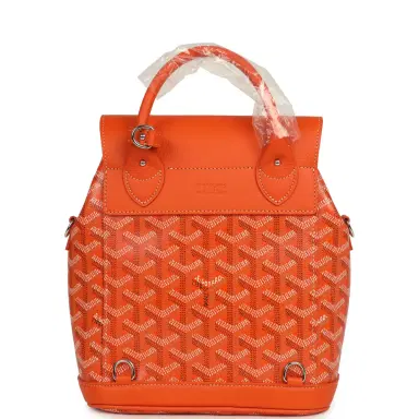 goyard Goyard Goyardine Canvas Orange Mini Alpin Backpack Palladium Hardware | Thumbnail 4 goyard Goyard Goyardine Canvas Orange Mini Alpin Backpack Palladium Hardware | Thumbnail 4