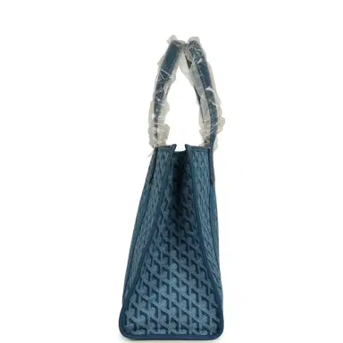 goyard Goyard Goyardine Jacquard Ocean Blue Villette MM Bag | Thumbnail 3 goyard Goyard Goyardine Jacquard Ocean Blue Villette MM Bag | Thumbnail 3