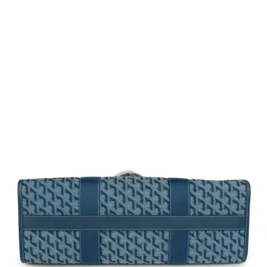 goyard Goyard Goyardine Jacquard Ocean Blue Villette MM Bag | Thumbnail 6 goyard Goyard Goyardine Jacquard Ocean Blue Villette MM Bag | Thumbnail 6