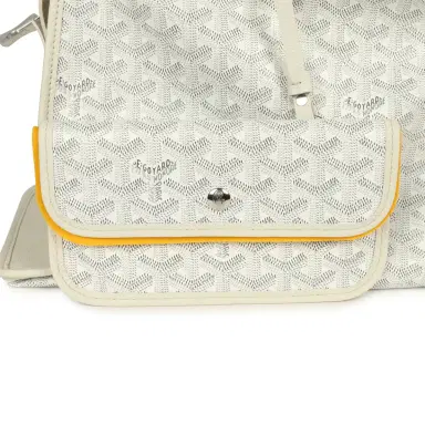 goyard Goyard Goyardine White Hardy PM Bag Palladium Hardware | Thumbnail 11 goyard Goyard Goyardine White Hardy PM Bag Palladium Hardware | Thumbnail 11