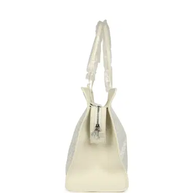 goyard Goyard Goyardine White Hardy PM Bag Palladium Hardware | Thumbnail 5 goyard Goyard Goyardine White Hardy PM Bag Palladium Hardware | Thumbnail 5
