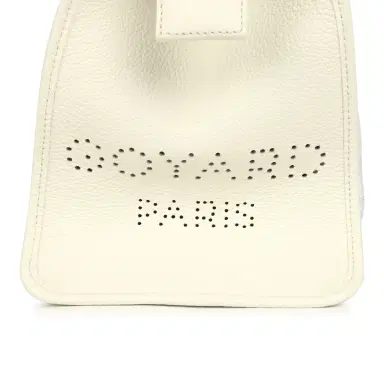 goyard Goyard Goyardine White Hardy PM Bag Palladium Hardware | Thumbnail 8 goyard Goyard Goyardine White Hardy PM Bag Palladium Hardware | Thumbnail 8
