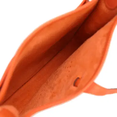 HERMÈS Hermes Evelyne 23 Tangerine Clemence Palladium Hardware | Thumbnail 8 HERMÈS Hermes Evelyne 23 Tangerine Clemence Palladium Hardware | Thumbnail 8