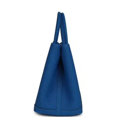HERMÈS Hermes Garden Party 30 Bleu Hydra Negonda Palladium Hardware | Thumbnail 3 HERMÈS Hermes Garden Party 30 Bleu Hydra Negonda Palladium Hardware | Thumbnail 3