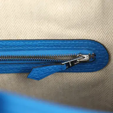 HERMÈS Hermes Garden Party 30 Bleu Hydra Negonda Palladium Hardware | Thumbnail 7 HERMÈS Hermes Garden Party 30 Bleu Hydra Negonda Palladium Hardware | Thumbnail 7