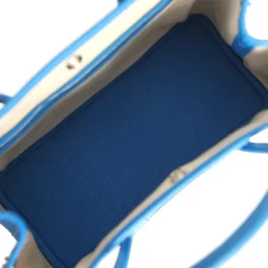 HERMÈS Hermes Garden Party 30 Bleu Hydra Negonda Palladium Hardware | Thumbnail 8 HERMÈS Hermes Garden Party 30 Bleu Hydra Negonda Palladium Hardware | Thumbnail 8