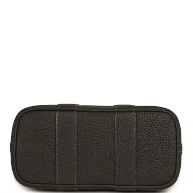 HERMÈS Hermes Garden Party Neo 23 Vanille Toile Officier Canvas and Bai Brun Negonda Palladium Hardware | Thumbnail 6 HERMÈS Hermes Garden Party Neo 23 Vanille Toile Officier Canvas and Bai Brun Negonda Palladium Hardware | Thumbnail 6