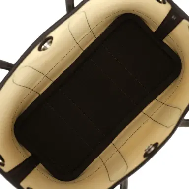 HERMÈS Hermes Garden Party Neo 23 Vanille Toile Officier Canvas and Bai Brun Negonda Palladium Hardware | Thumbnail 7 HERMÈS Hermes Garden Party Neo 23 Vanille Toile Officier Canvas and Bai Brun Negonda Palladium Hardware | Thumbnail 7