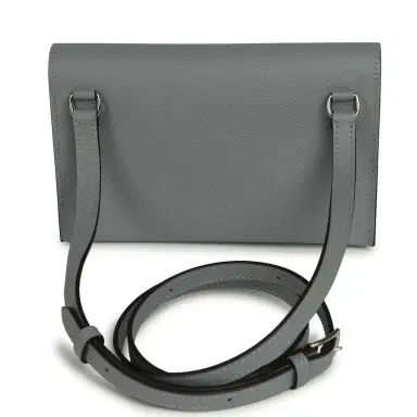 HERMÈS Hermes Hermesnap Wallet Gris Pantin Epsom Palladium Hardware | Thumbnail 4 HERMÈS Hermes Hermesnap Wallet Gris Pantin Epsom Palladium Hardware | Thumbnail 4
