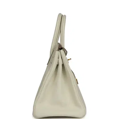 HERMÈS Pre-owned Hermes Birkin 30 Mushroom Togo Gold Hardware | Thumbnail 3 HERMÈS Pre-owned Hermes Birkin 30 Mushroom Togo Gold Hardware | Thumbnail 3