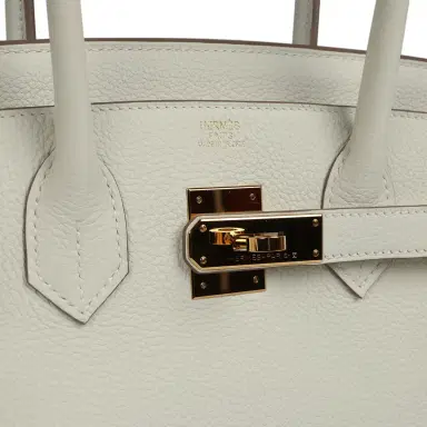 HERMÈS Pre-owned Hermes Birkin 30 Mushroom Togo Gold Hardware | Thumbnail 7 HERMÈS Pre-owned Hermes Birkin 30 Mushroom Togo Gold Hardware | Thumbnail 7