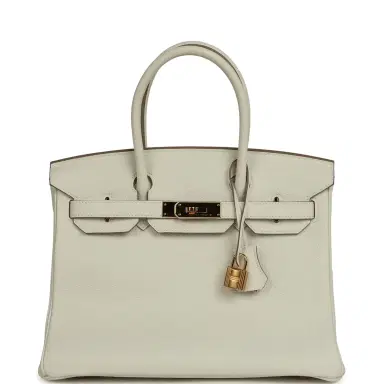 HERMÈS Pre-owned Hermes Birkin 30 Mushroom Togo Gold Hardware | Thumbnail 1 HERMÈS Pre-owned Hermes Birkin 30 Mushroom Togo Gold Hardware | Thumbnail 1
