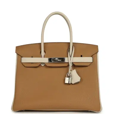 Madison Avenue Couture Pre-owned Hermes Special Order (HSS) Birkin 30 Chai, Craie Togo Palladium Hardware | Thumbnail 1 Madison Avenue Couture Pre-owned Hermes Special Order (HSS) Birkin 30 Chai, Craie Togo Palladium Hardware | Thumbnail 1
