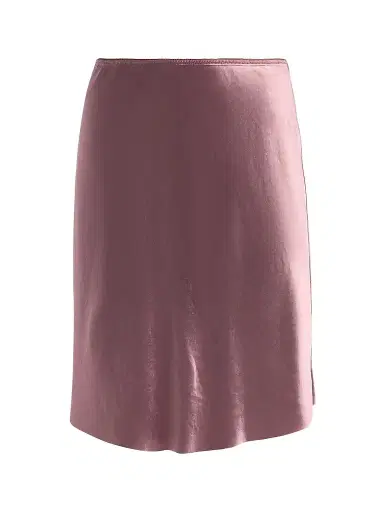 Vince Women's Lingerie-Trim Satin Slip Mini Skirt | Thumbnail 1 Vince Women's Lingerie-Trim Satin Slip Mini Skirt | Thumbnail 1