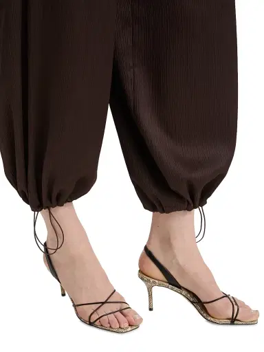 Vince Women's Plissé Crinkle Jogger Pants | Thumbnail 6 Vince Women's Plissé Crinkle Jogger Pants | Thumbnail 6