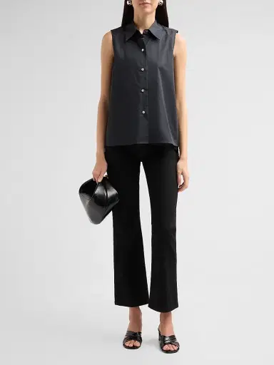 Vince Women's Relaxed Sleveless Button-Front Top | Thumbnail 2 Vince Women's Relaxed Sleveless Button-Front Top | Thumbnail 2