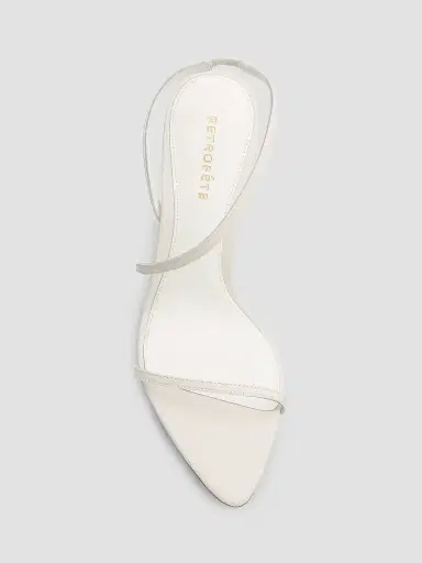 Retrofête Women's Naomi 105MM Slingback Sandals - White | Thumbnail 3 Retrofête Women's Naomi 105MM Slingback Sandals - White | Thumbnail 3