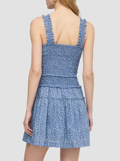 Hill House Home Women's The Azalea Mini Nap Dress - Ditsy Thistle Blue | Thumbnail 5 Hill House Home Women's The Azalea Mini Nap Dress - Ditsy Thistle Blue | Thumbnail 5