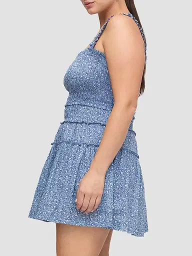 Hill House Home Women's The Azalea Mini Nap Dress - Ditsy Thistle Blue | Thumbnail 7 Hill House Home Women's The Azalea Mini Nap Dress - Ditsy Thistle Blue | Thumbnail 7