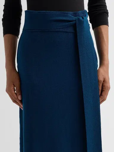 Ramy Brook Women's Abby Wool A-Line Midi Skirt - Dark Teal - Size XL | Thumbnail 5 Ramy Brook Women's Abby Wool A-Line Midi Skirt - Dark Teal - Size XL | Thumbnail 5