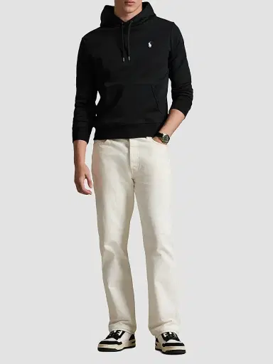 Polo Ralph Lauren Men's Double-Knit Drawstring Hoodie - Polo Black - Size XXL | Thumbnail 2 Polo Ralph Lauren Men's Double-Knit Drawstring Hoodie - Polo Black - Size XXL | Thumbnail 2
