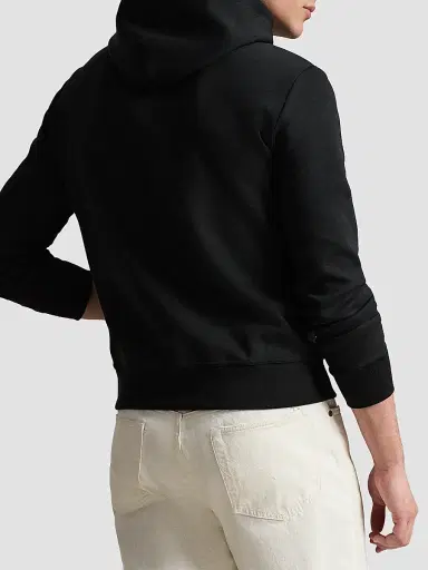 Polo Ralph Lauren Men's Double-Knit Drawstring Hoodie - Polo Black - Size XXL | Thumbnail 3 Polo Ralph Lauren Men's Double-Knit Drawstring Hoodie - Polo Black - Size XXL | Thumbnail 3