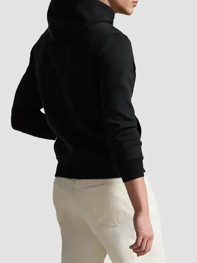 Polo Ralph Lauren Men's Double-Knit Drawstring Hoodie - Polo Black - Size XXL | Thumbnail 6 Polo Ralph Lauren Men's Double-Knit Drawstring Hoodie - Polo Black - Size XXL | Thumbnail 6
