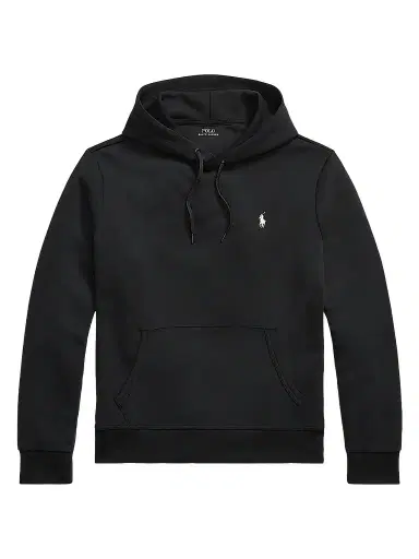 Polo Ralph Lauren Men's Double-Knit Drawstring Hoodie - Polo Black - Size XXL | Thumbnail 1 Polo Ralph Lauren Men's Double-Knit Drawstring Hoodie - Polo Black - Size XXL | Thumbnail 1