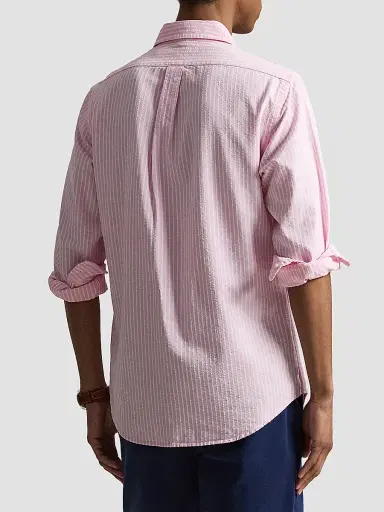 Polo Ralph Lauren Men's Seersucker Oxford Shirt - New Rose White - Size XXL | Thumbnail 3 Polo Ralph Lauren Men's Seersucker Oxford Shirt - New Rose White - Size XXL | Thumbnail 3