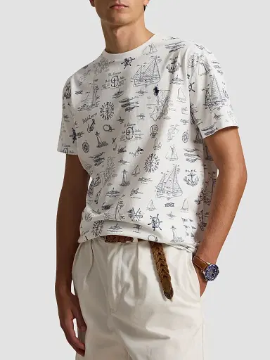 Polo Ralph Lauren Men's Classic-Fit Nautical Jersey T-Shirt - Seaward Bound White - Size XXL | Thumbnail 4 Polo Ralph Lauren Men's Classic-Fit Nautical Jersey T-Shirt - Seaward Bound White - Size XXL | Thumbnail 4
