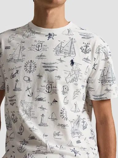 Polo Ralph Lauren Men's Classic-Fit Nautical Jersey T-Shirt - Seaward Bound White - Size XXL | Thumbnail 5 Polo Ralph Lauren Men's Classic-Fit Nautical Jersey T-Shirt - Seaward Bound White - Size XXL | Thumbnail 5