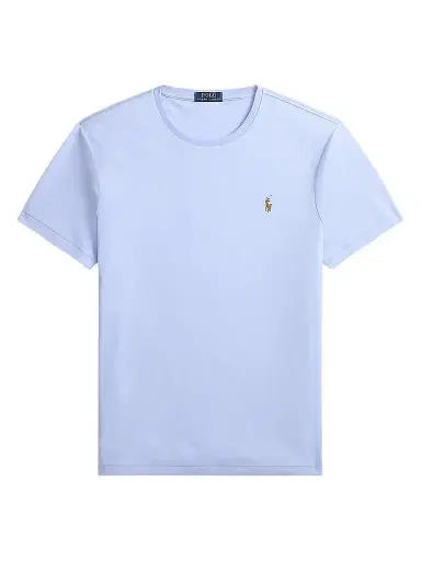 Polo Ralph Lauren Men's Cotton Crewneck T-Shirt - Pebble Blue | Thumbnail 1 Polo Ralph Lauren Men's Cotton Crewneck T-Shirt - Pebble Blue | Thumbnail 1