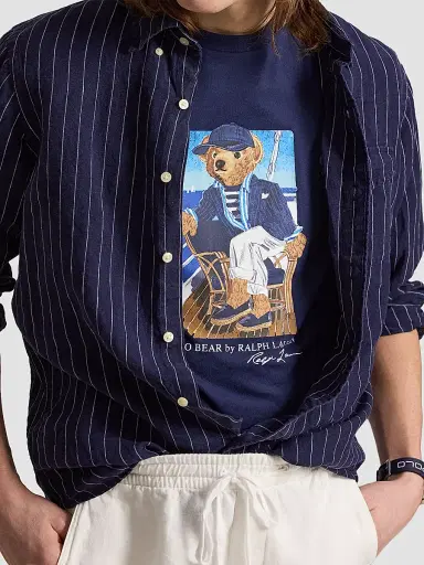 Polo Ralph Lauren Men's Classic-Fit Polo Bear T-Shirt - Newport Bear Navy - Size XXL | Thumbnail 5 Polo Ralph Lauren Men's Classic-Fit Polo Bear T-Shirt - Newport Bear Navy - Size XXL | Thumbnail 5