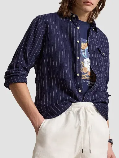 Polo Ralph Lauren Men's Classic-Fit Polo Bear T-Shirt - Newport Bear Navy - Size XXL | Thumbnail 6 Polo Ralph Lauren Men's Classic-Fit Polo Bear T-Shirt - Newport Bear Navy - Size XXL | Thumbnail 6